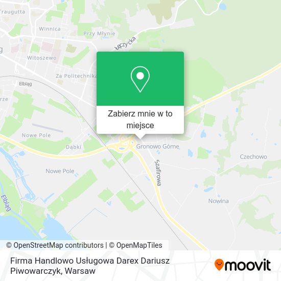 Mapa Firma Handlowo Usługowa Darex Dariusz Piwowarczyk