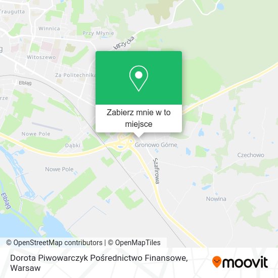 Mapa Dorota Piwowarczyk Pośrednictwo Finansowe