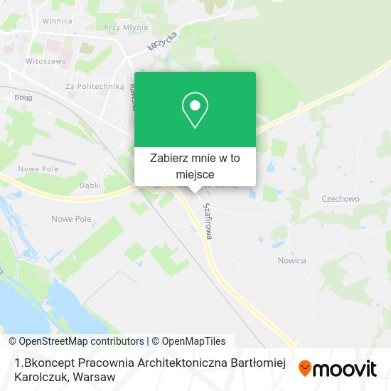 Mapa 1.Bkoncept Pracownia Architektoniczna Bartłomiej Karolczuk