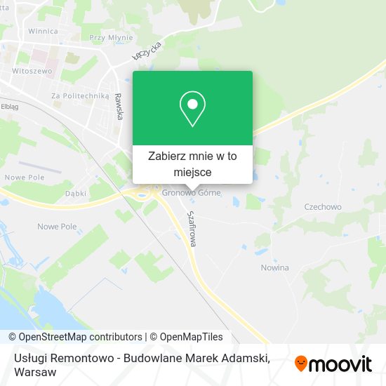 Mapa Usługi Remontowo - Budowlane Marek Adamski