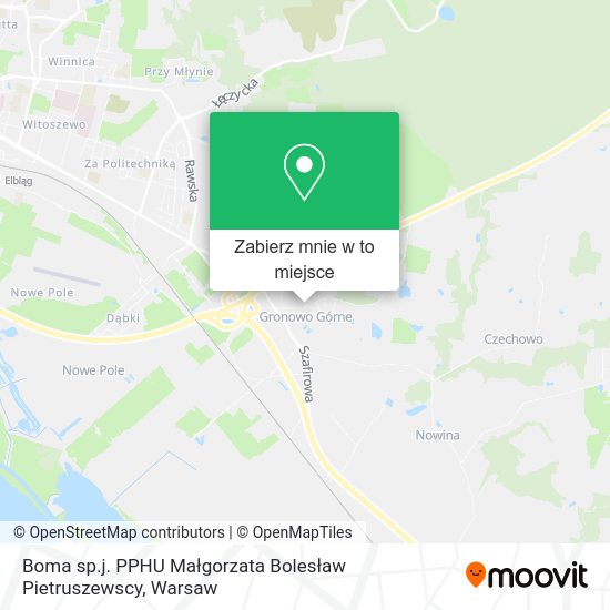 Mapa Boma sp.j. PPHU Małgorzata Bolesław Pietruszewscy