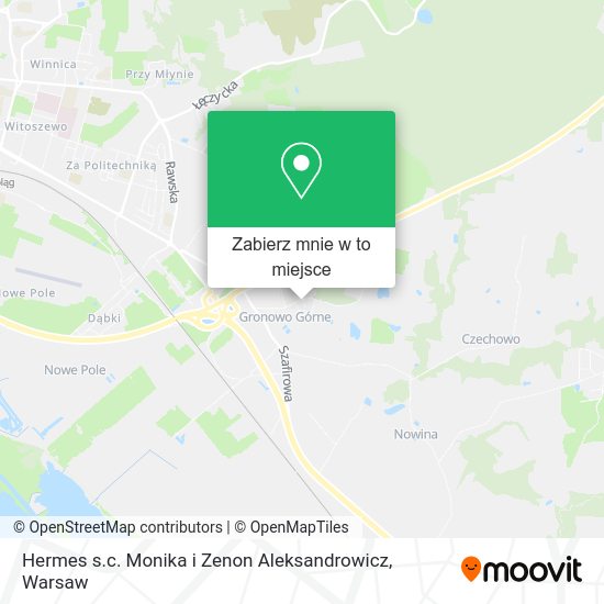 Mapa Hermes s.c. Monika i Zenon Aleksandrowicz