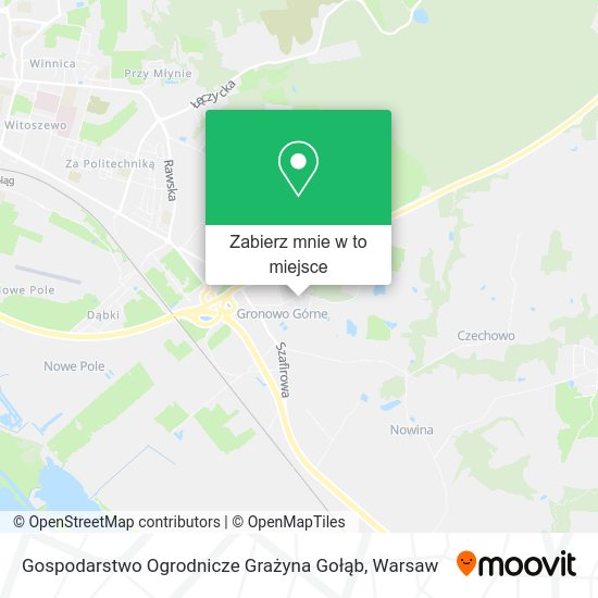 Mapa Gospodarstwo Ogrodnicze Grażyna Gołąb