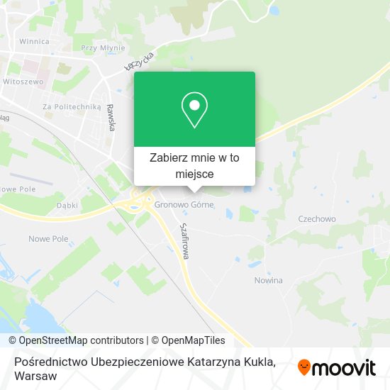 Mapa Pośrednictwo Ubezpieczeniowe Katarzyna Kukla