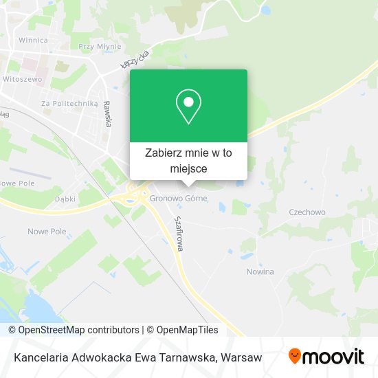 Mapa Kancelaria Adwokacka Ewa Tarnawska