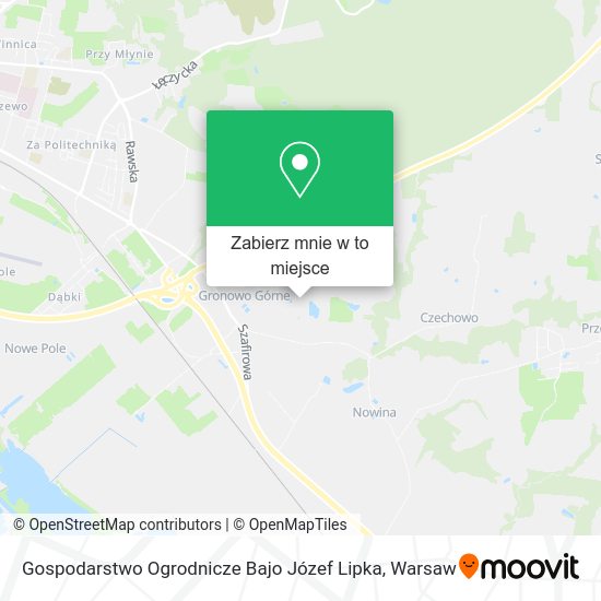 Mapa Gospodarstwo Ogrodnicze Bajo Józef Lipka