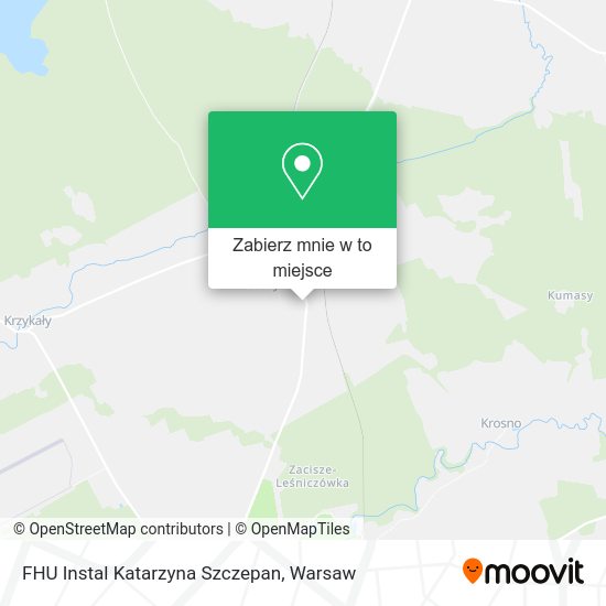 Mapa FHU Instal Katarzyna Szczepan