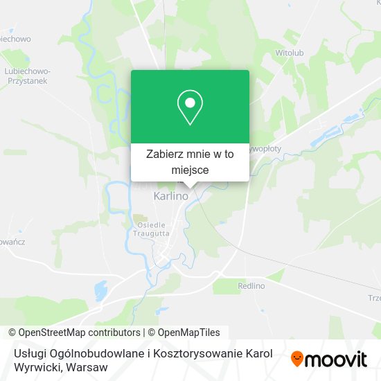 Mapa Usługi Ogólnobudowlane i Kosztorysowanie Karol Wyrwicki