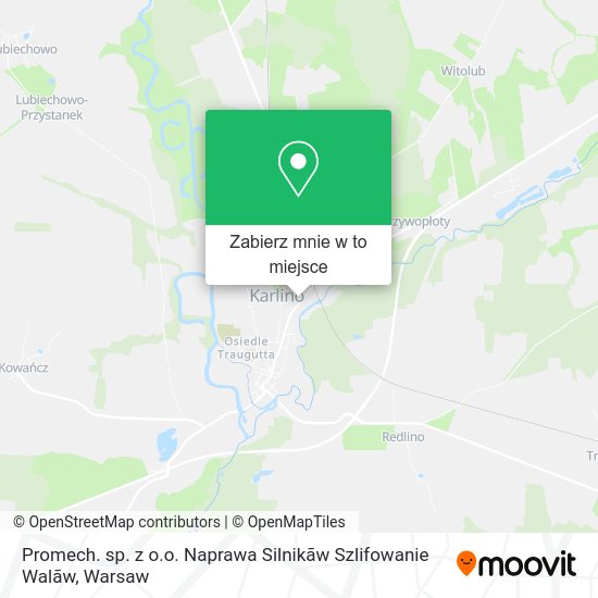 Mapa Promech. sp. z o.o. Naprawa Silnikãw Szlifowanie Walãw