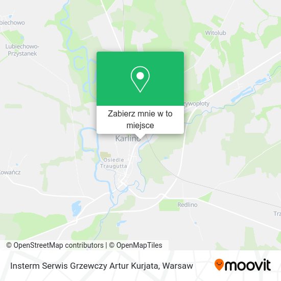 Mapa Insterm Serwis Grzewczy Artur Kurjata