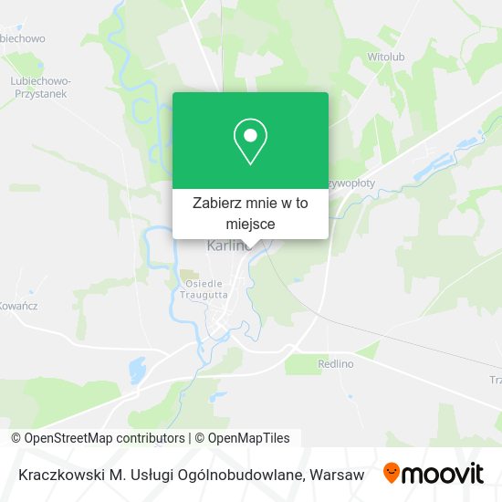 Mapa Kraczkowski M. Usługi Ogólnobudowlane