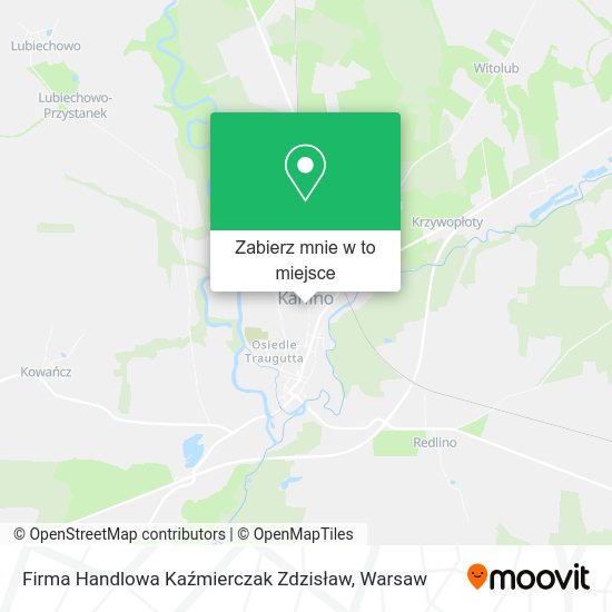 Mapa Firma Handlowa Kaźmierczak Zdzisław