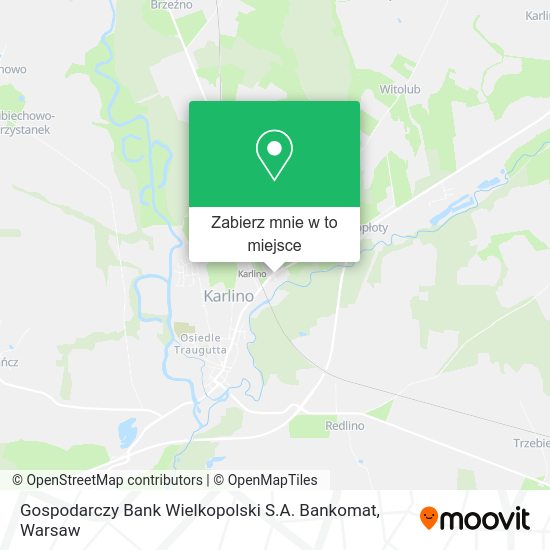 Mapa Gospodarczy Bank Wielkopolski S.A. Bankomat