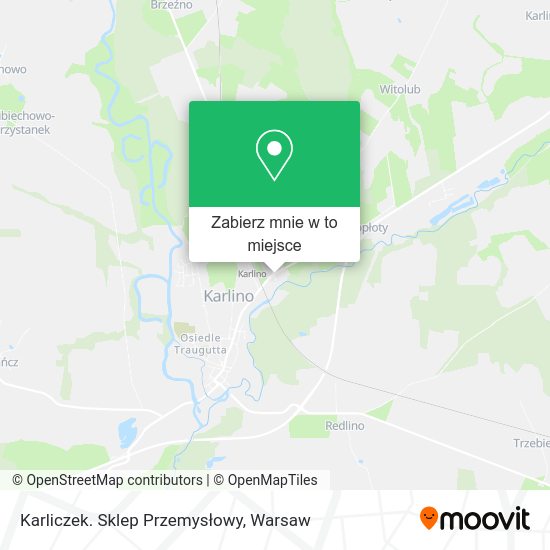 Mapa Karliczek. Sklep Przemysłowy