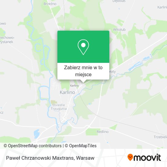 Mapa Paweł Chrzanowski Maxtrans