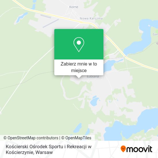 Mapa Kościerski Ośrodek Sportu i Rekreacji w Kościerzynie