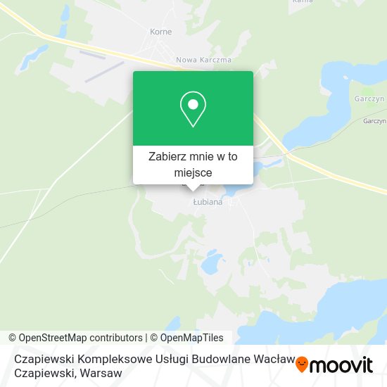 Mapa Czapiewski Kompleksowe Usługi Budowlane Wacław Czapiewski