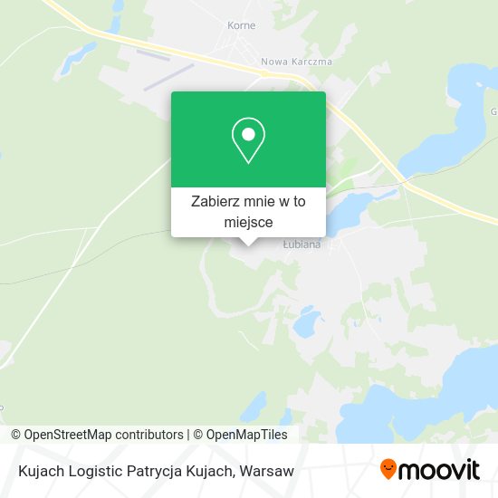 Mapa Kujach Logistic Patrycja Kujach