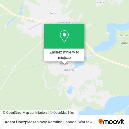 Mapa Agent Ubezpieczeniowy Karolina Labuda