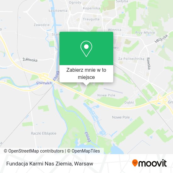 Mapa Fundacja Karmi Nas Ziemia