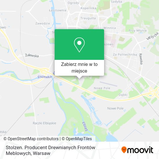 Mapa Stolzen. Producent Drewnianych Frontów Meblowych