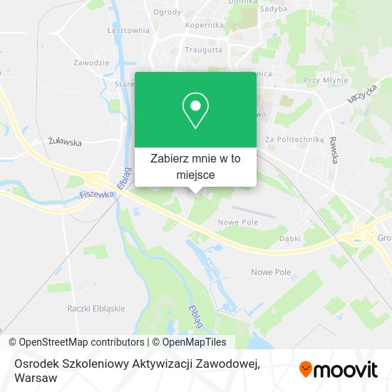 Mapa Osrodek Szkoleniowy Aktywizacji Zawodowej