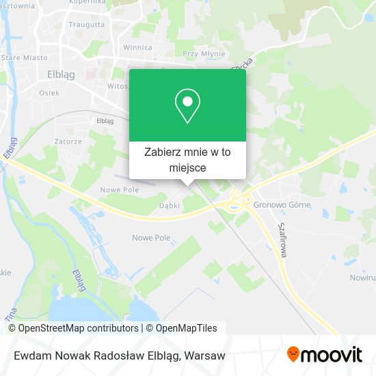 Mapa Ewdam Nowak Radosław Elbląg