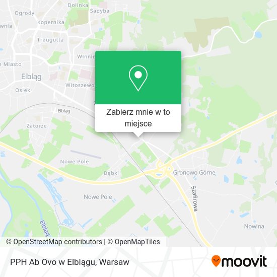 Mapa PPH Ab Ovo w Elblągu