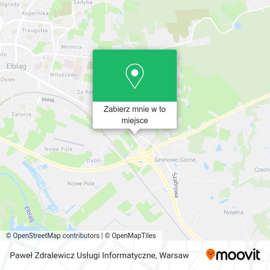 Mapa Paweł Zdralewicz Usługi Informatyczne