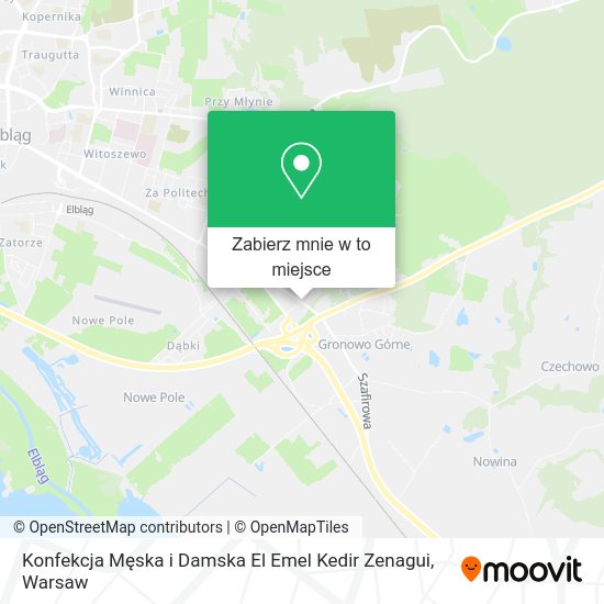 Mapa Konfekcja Męska i Damska El Emel Kedir Zenagui