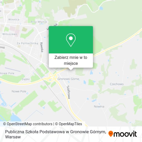 Mapa Publiczna Szkoła Podstawowa w Gronowie Górnym