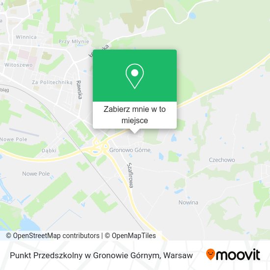 Mapa Punkt Przedszkolny w Gronowie Górnym