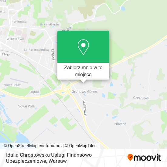 Mapa Idalia Chrostowska Usługi Finansowo Ubezpieczeniowe