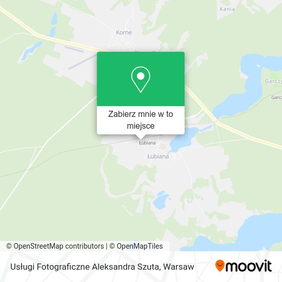 Mapa Usługi Fotograficzne Aleksandra Szuta