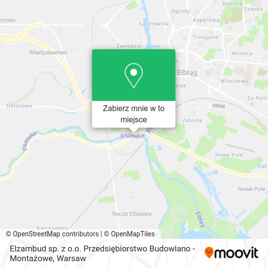 Mapa Elzambud sp. z o.o. Przedsiębiorstwo Budowlano - Montażowe