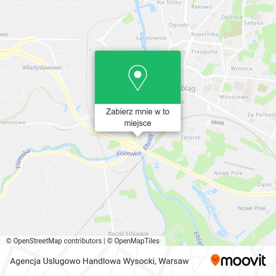 Mapa Agencja Uslugowo Handlowa Wysocki