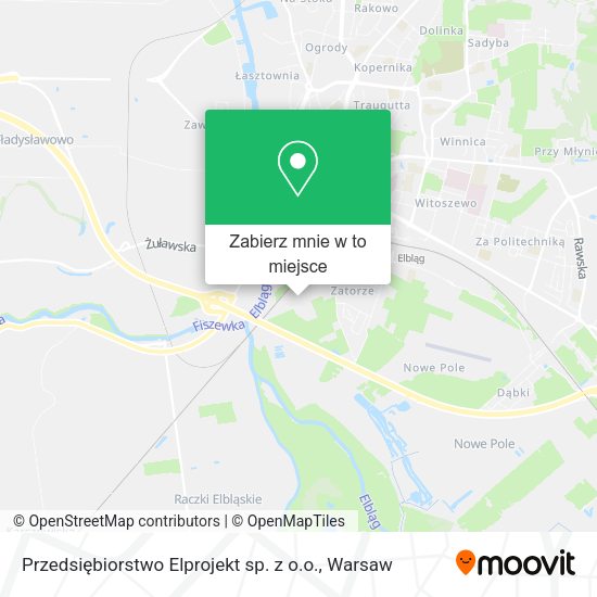 Mapa Przedsiębiorstwo Elprojekt sp. z o.o.