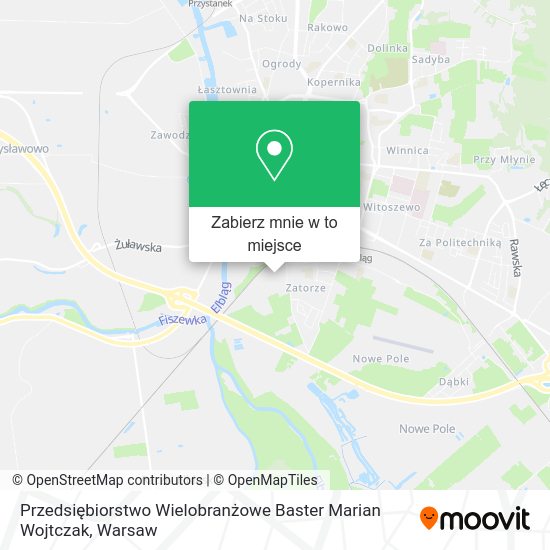 Mapa Przedsiębiorstwo Wielobranżowe Baster Marian Wojtczak