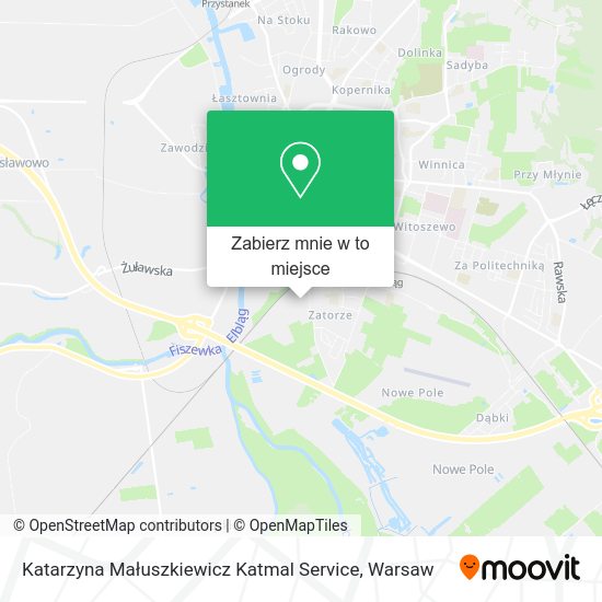 Mapa Katarzyna Małuszkiewicz Katmal Service