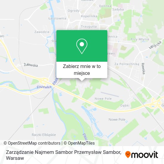 Mapa Zarządzanie Najmem Sambor Przemysław Sambor