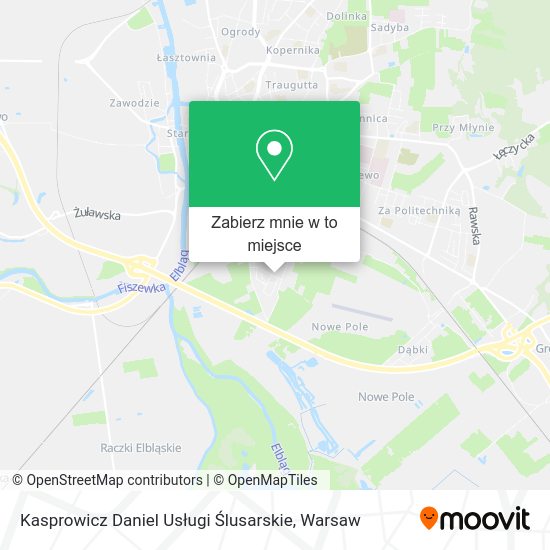 Mapa Kasprowicz Daniel Usługi Ślusarskie