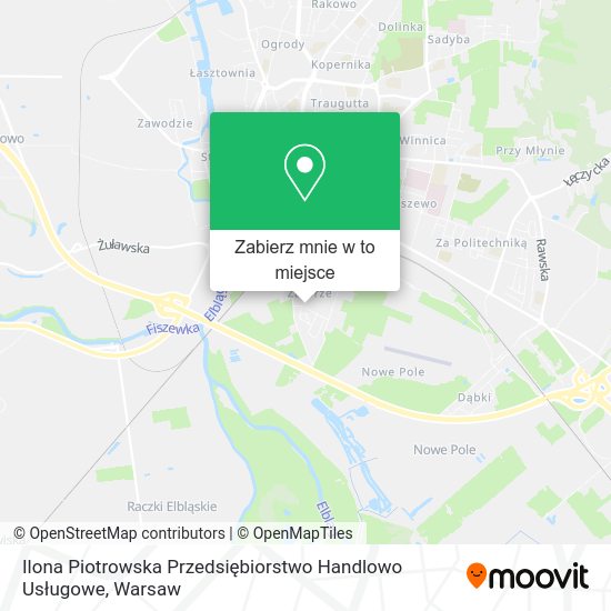 Mapa Ilona Piotrowska Przedsiębiorstwo Handlowo Usługowe