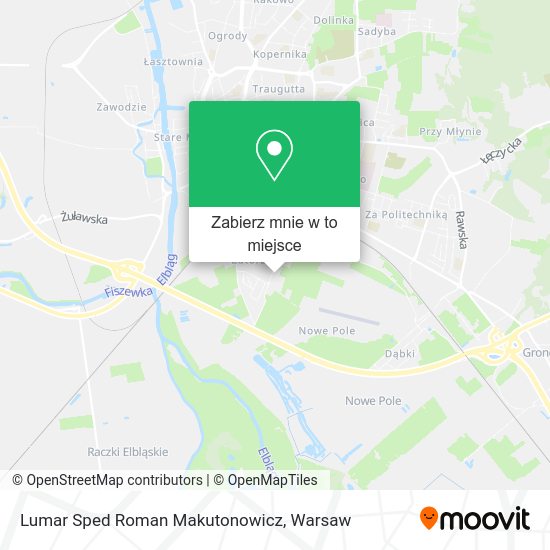 Mapa Lumar Sped Roman Makutonowicz