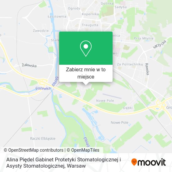 Mapa Alina Piędel Gabinet Protetyki Stomatologicznej i Asysty Stomatologicznej