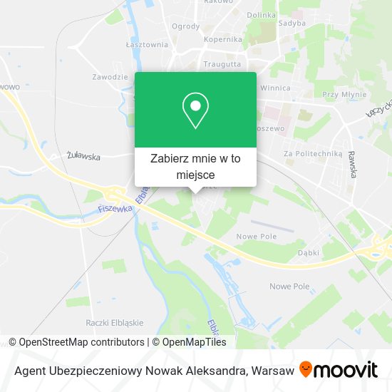 Mapa Agent Ubezpieczeniowy Nowak Aleksandra