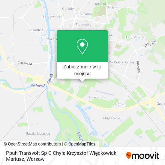 Mapa Ppuh Transvolt Sp C Chyła Krzysztof Więckowiak Mariusz