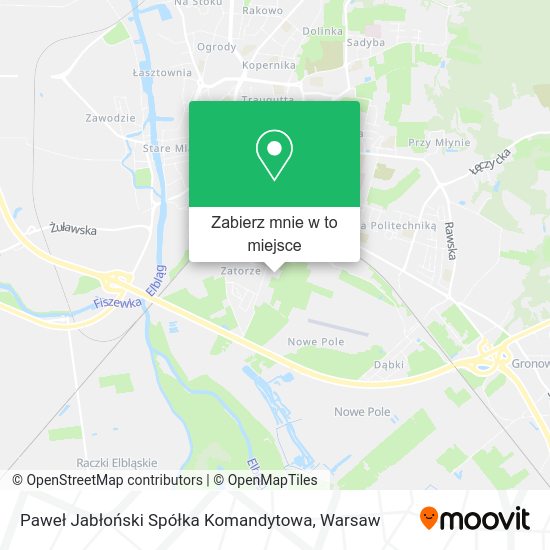 Mapa Paweł Jabłoński Spółka Komandytowa