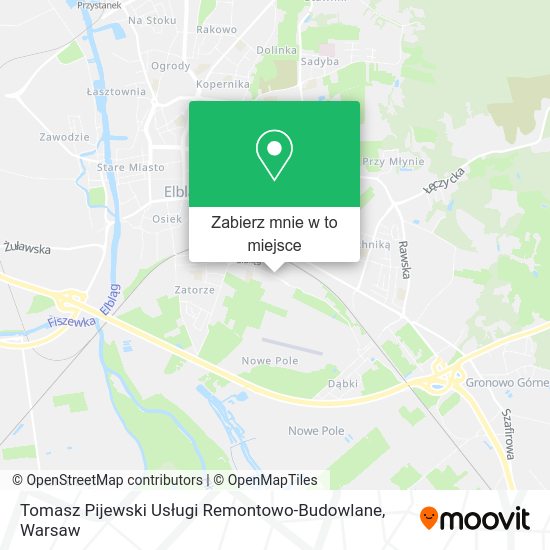 Mapa Tomasz Pijewski Usługi Remontowo-Budowlane