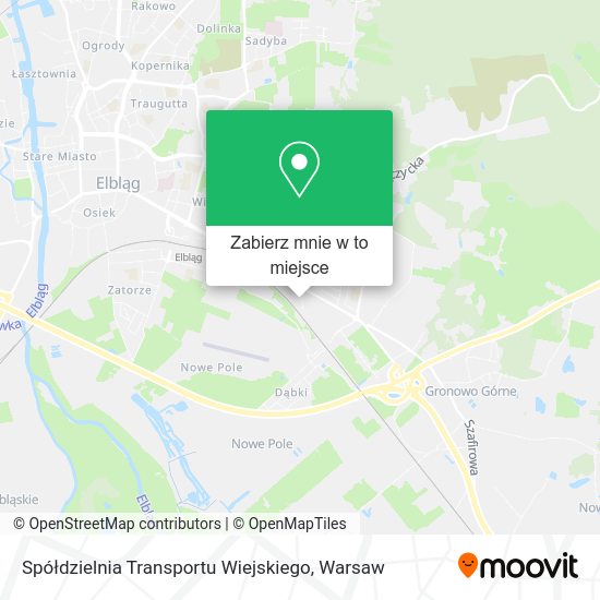 Mapa Spółdzielnia Transportu Wiejskiego