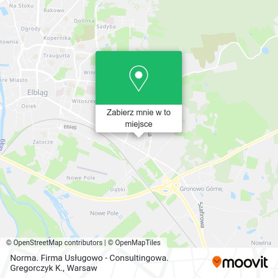 Mapa Norma. Firma Usługowo - Consultingowa. Gregorczyk K.